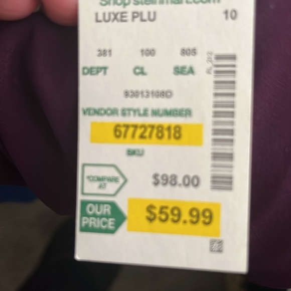 Evening dress size 10 embellished with rhinestones zipper back slit in front - Picture 6 of 6